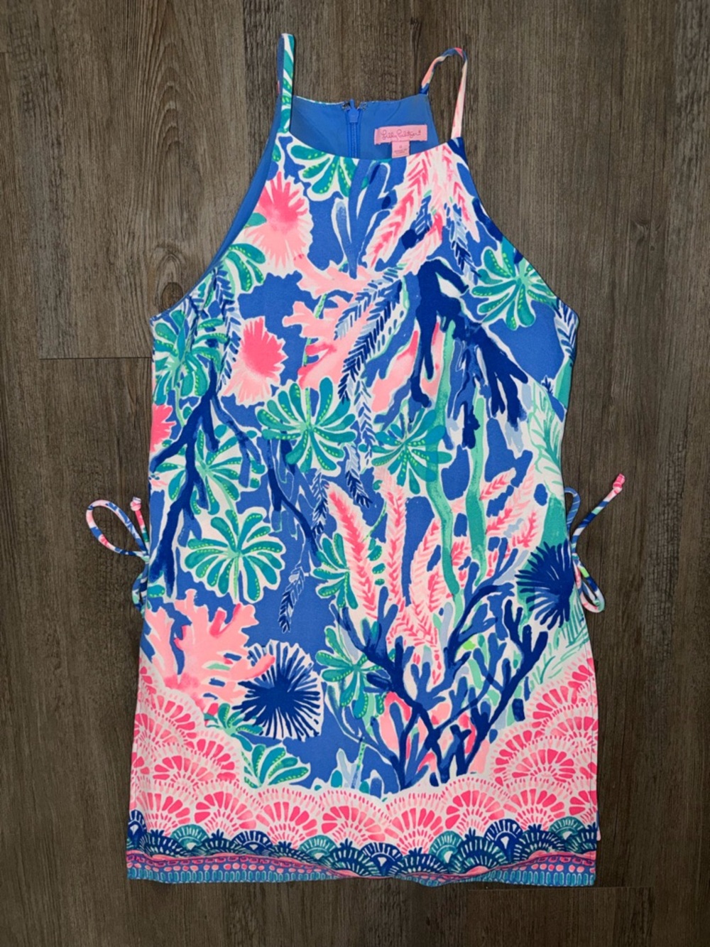 Lilly Pulitzer Pearl Romper in the Jet Stream Engineered print